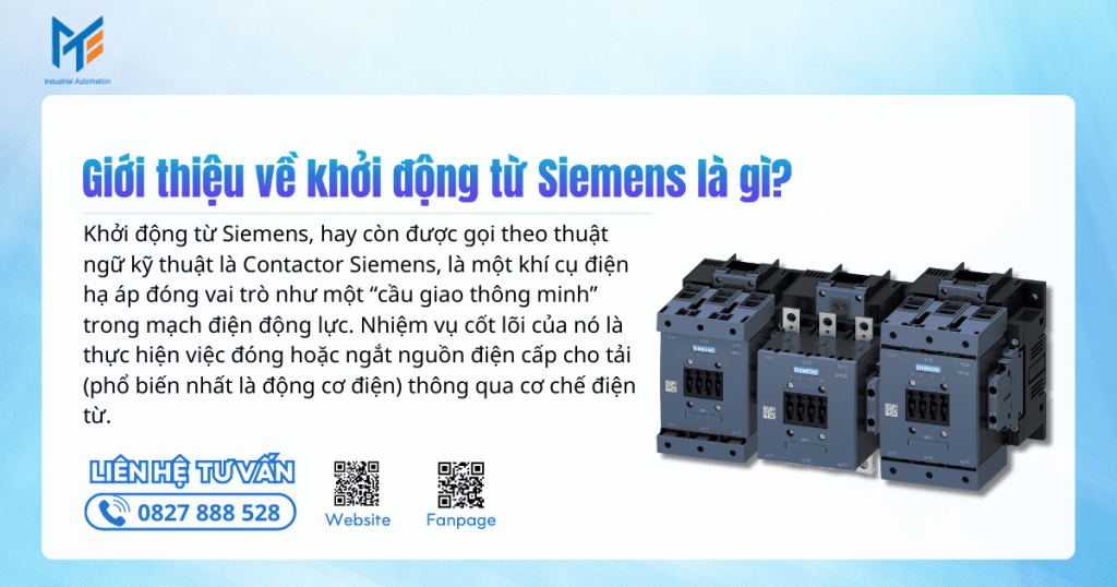 Giới thiệu về khởi động từ Siemens là gì?