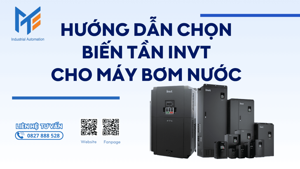 Hướng dẫn chọn biến tần INVT cho máy bơm nước
