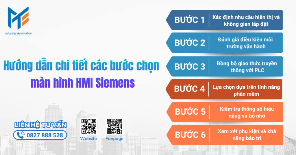 Hướng dẫn chi tiết các bước chọn màn hình HMI Siemens