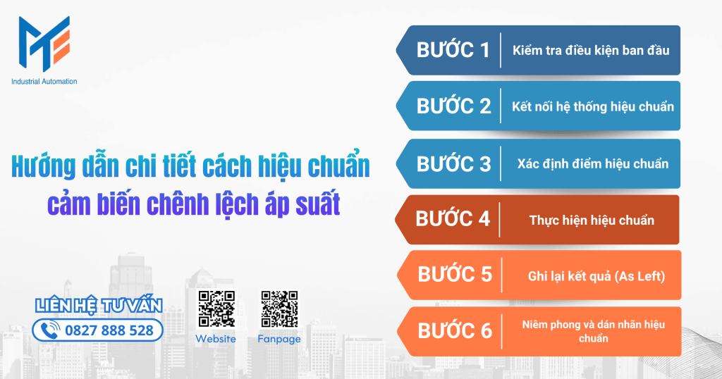 Hướng dẫn chi tiết cách hiệu chuẩn cảm biến chênh lệch áp suất