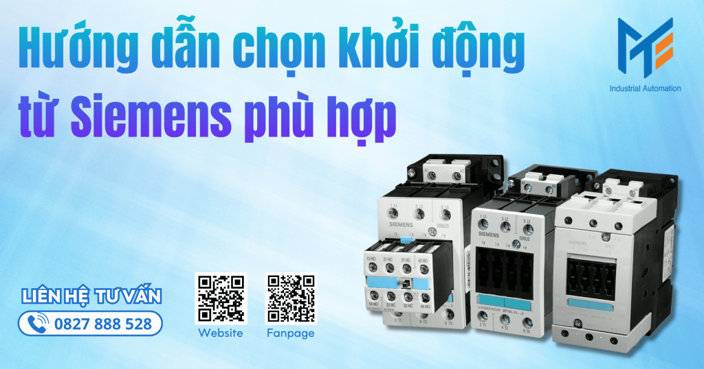 Hướng dẫn chọn khởi động từ Siemens phù hợp