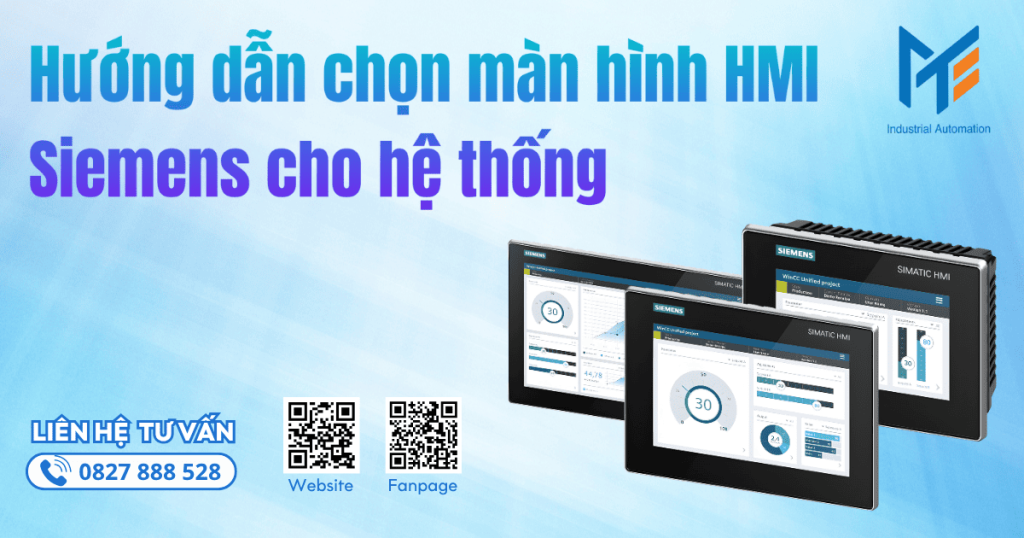 Hướng dẫn chọn màn hình HMI Siemens cho hệ thống