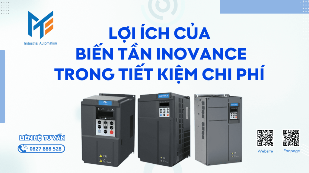 Lợi ích của biến tần inovance trong tiết kiệm chi phí