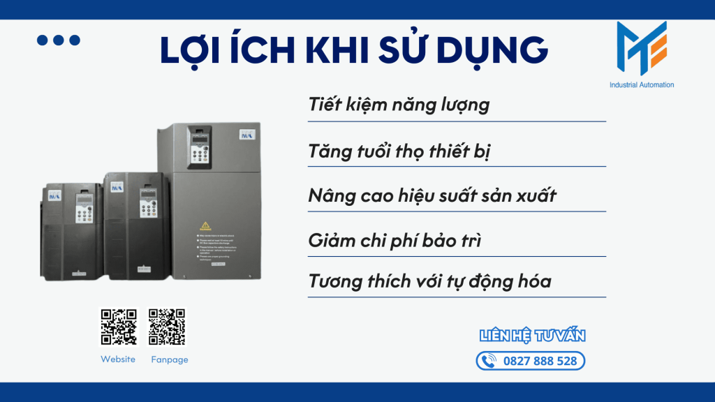Lợi ích khi sử dụng biến tần KOC