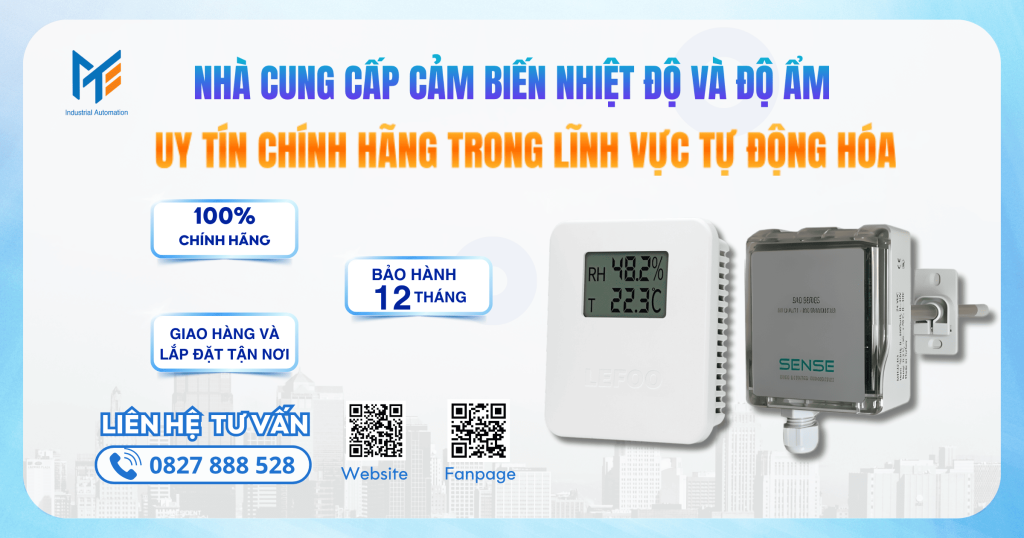 Mạnh Tùng nhà cung cấp cảm biến nhiệt độ và độ ẩm uy tín chính hãng 