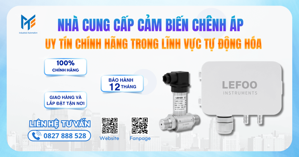 Mạnh Tùng nhà cung cấp cảm biến chênh lệch áp suất uy tín chính hãng