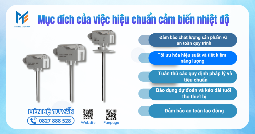 Mục đích của việc hiệu chuẩn cảm biến nhiệt độ