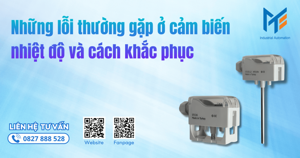 Những lỗi thường gặp ở cảm biến nhiệt độ và cách khắc phục