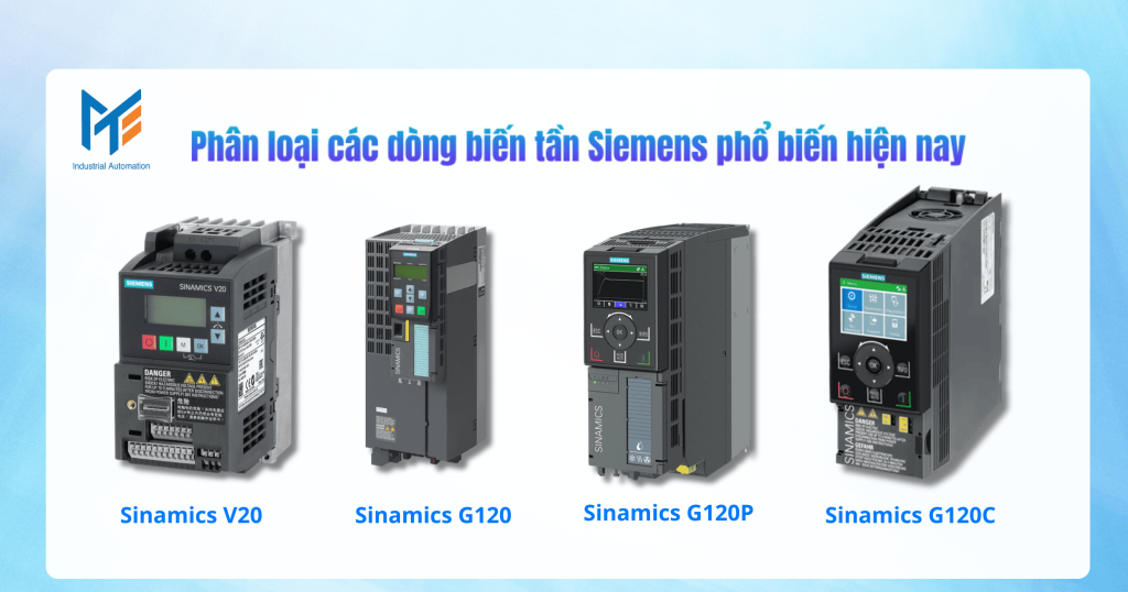 Phân loại các dòng biến tần Siemens phổ biến hiện nay