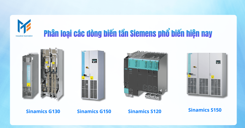 Phân loại các dòng biến tần Siemens phổ biến hiện nay