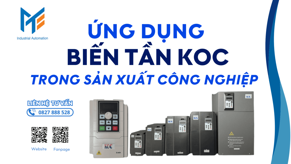 Ứng dụng của biến tần KOC trong sản xuất công nghiệp