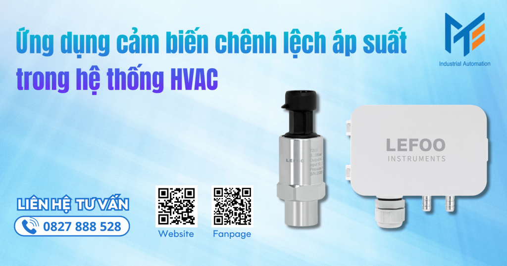 Ứng dụng cảm biến chênh lệch áp suất trong hệ thống HVAC