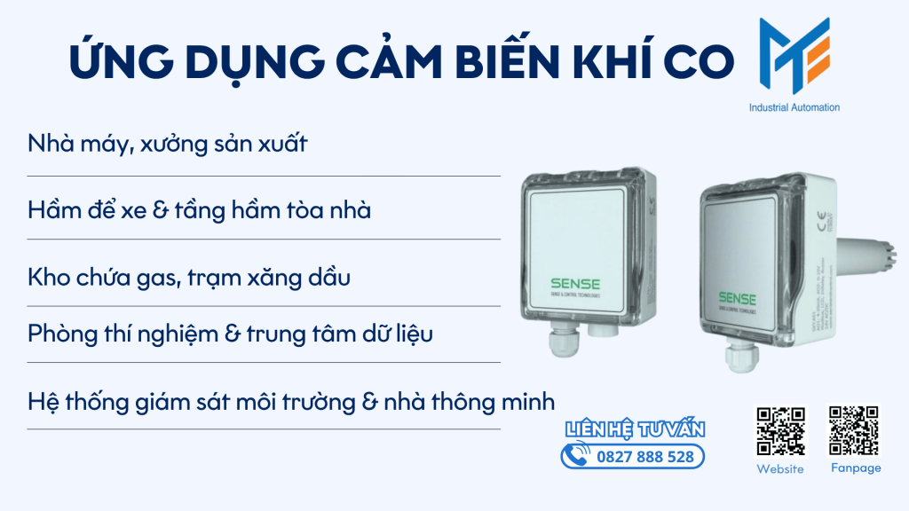 Ứng dụng của cảm biến khí CO