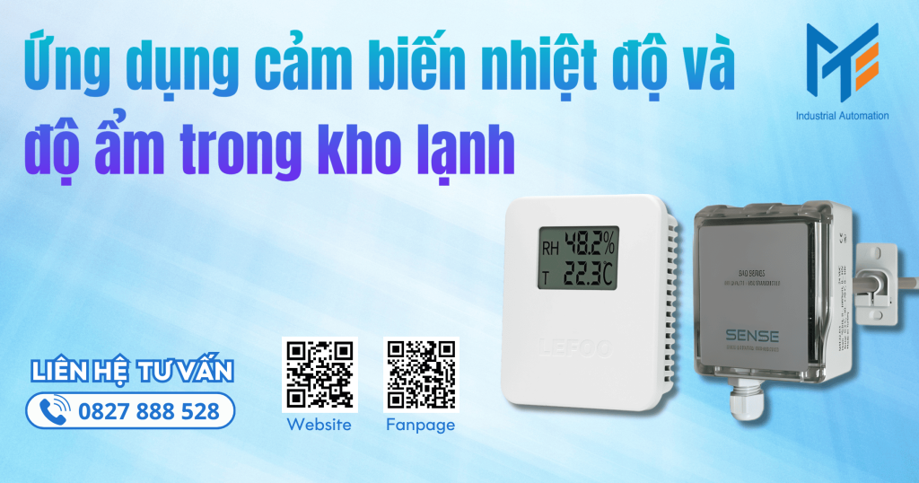Ứng dụng cảm biến nhiệt độ và độ ẩm trong kho lạnh