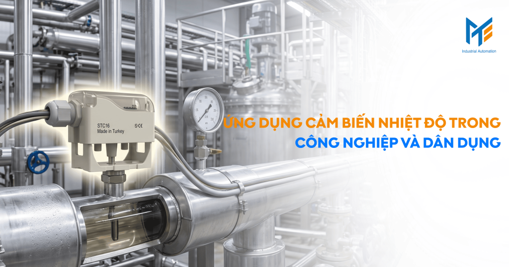 Ứng dụng cảm biến nhiệt độ trong công nghiệp và dân dụng