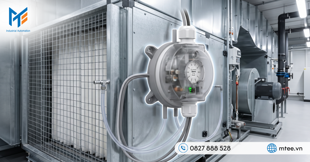 Ứng dụng thực tế của công tắc áp suất gió trong hệ thống HVAC