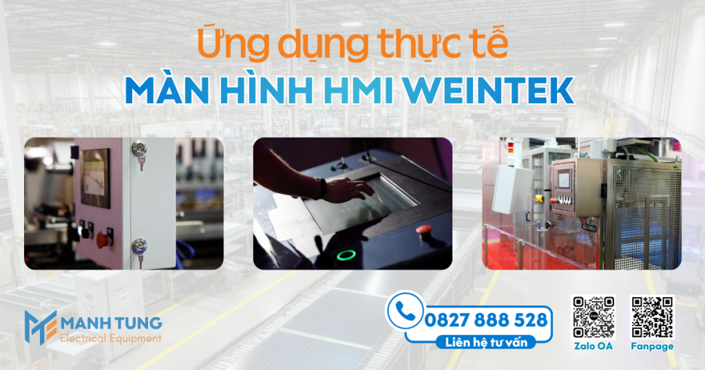 ứng dụng thực tế màn hình HMI weintek