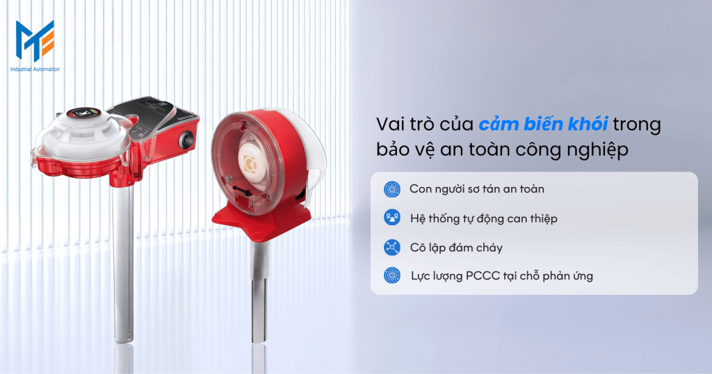 Vai trò của cảm biến khói trong bảo vệ an toàn công nghiệp