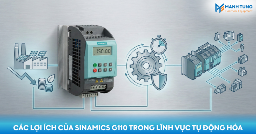 Các lợi ích của SINAMICS G110 trong lĩnh vực tự động hóa