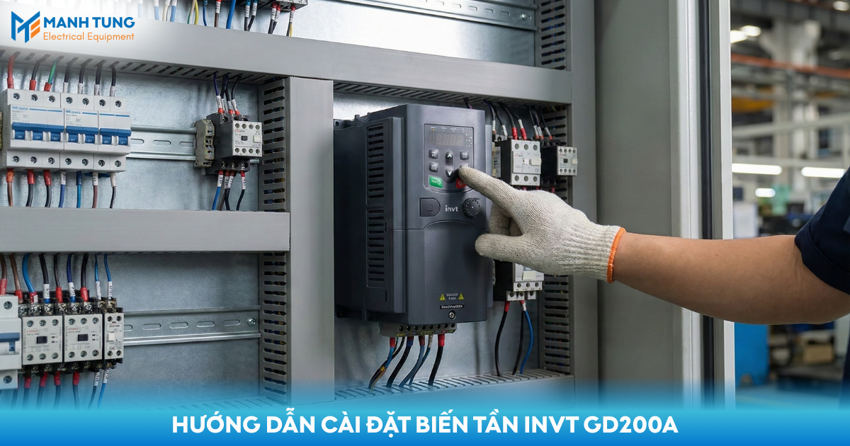 Hướng dẫn cài đặt biến tần INVT GD200A