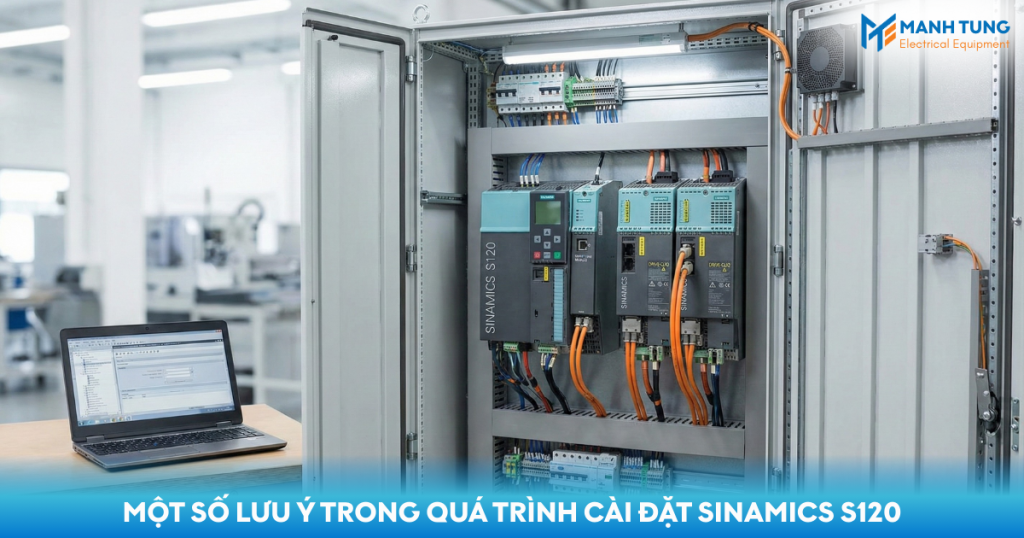 Một số lưu ý trong quá trình cài đặt SINAMICS S120