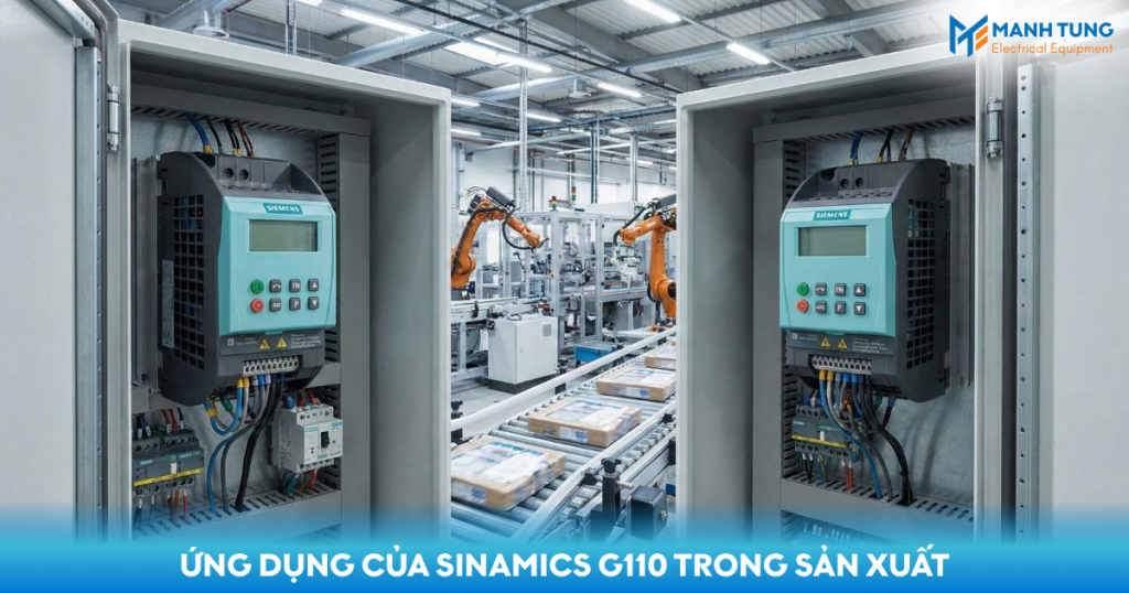 Ứng dụng của SINAMICS G110 trong sản xuất
