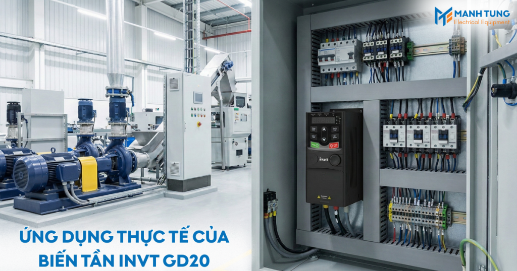 Ứng dụng thực tế của biến tần INVT GD20