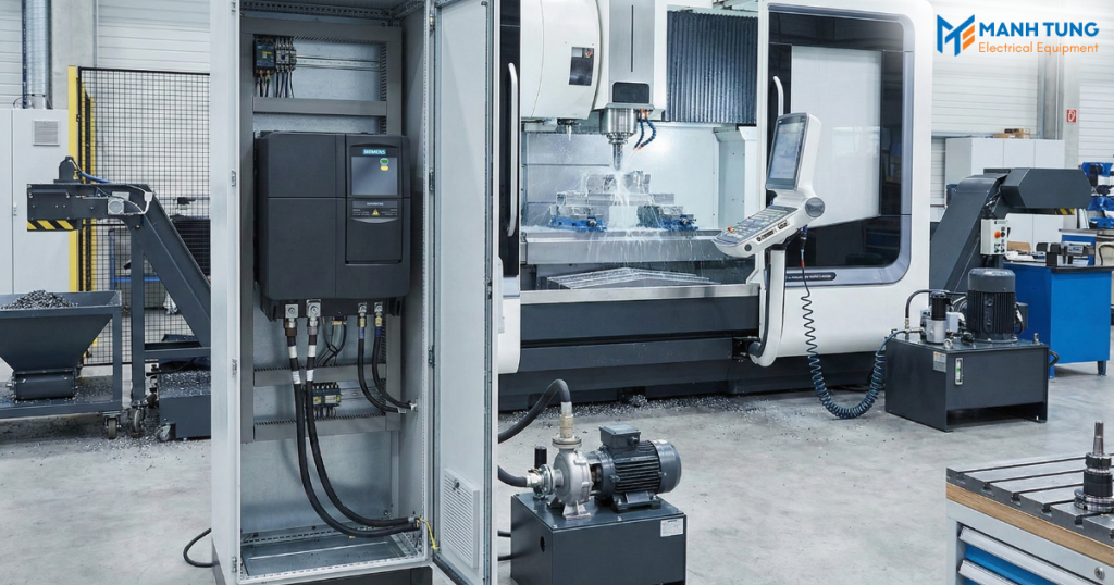 Ứng dụng trong máy gia công và thiết bị phụ trợ