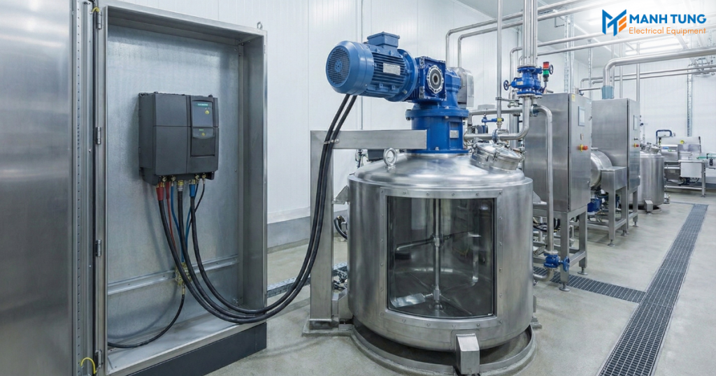 Ứng dụng trong máy trộn, máy khuấy