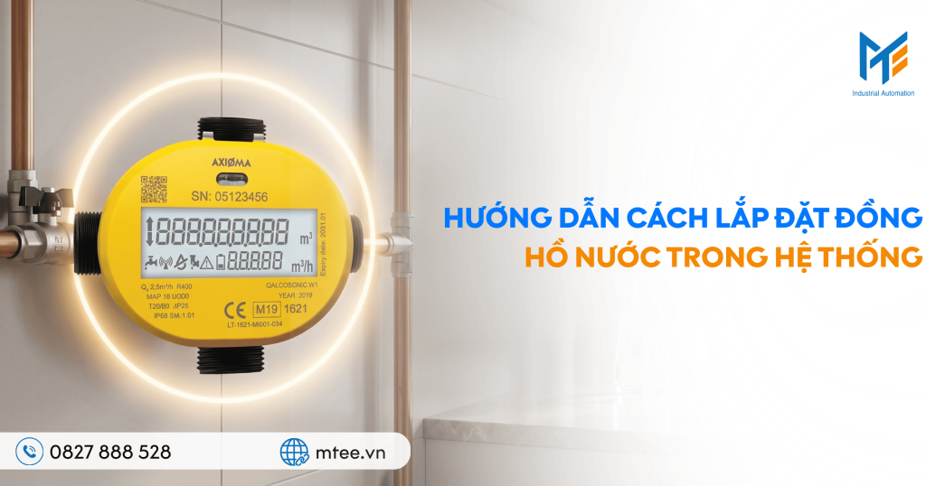 Hướng dẫn cách lắp đặt đồng hồ nước trong hệ thống