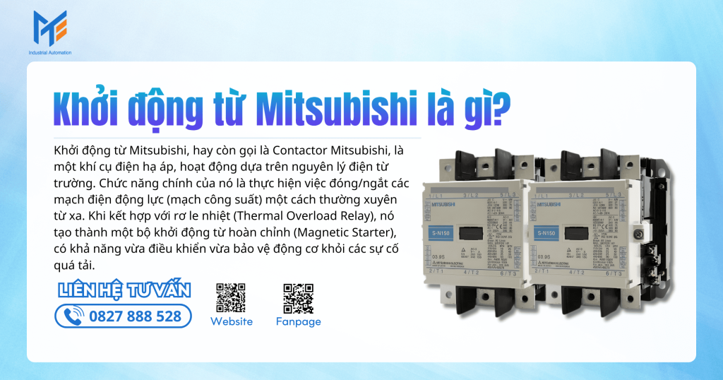 Khởi động từ Mitsubishi là gì?
