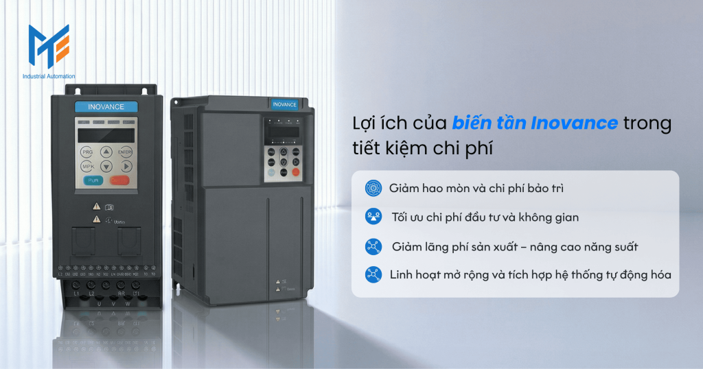 Lợi ích của biến tần Inovance trong tiết kiệm chi phí