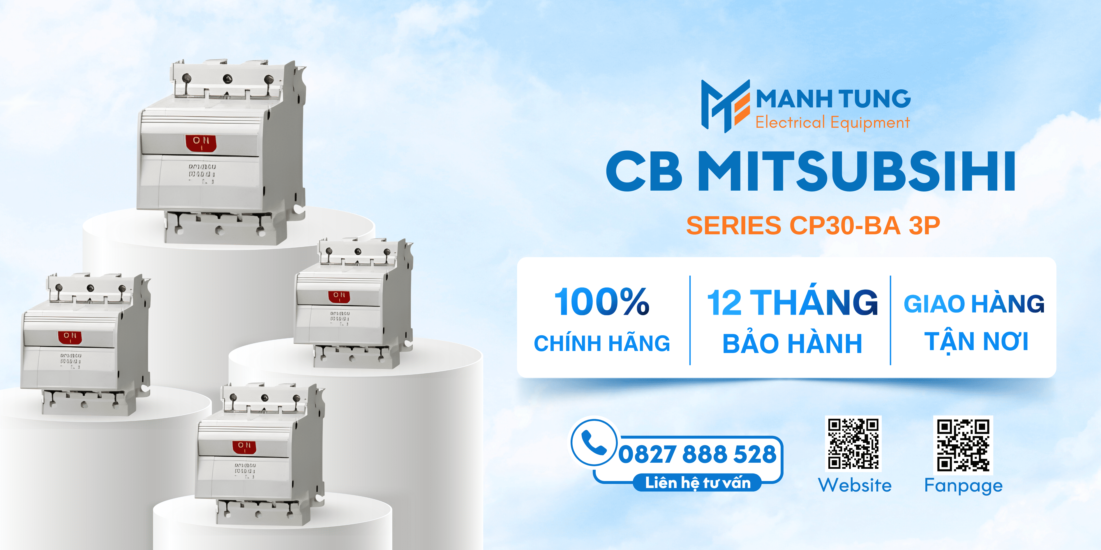 Mạnh Tùng nhà cung cấp CB Mitsubishi CP30-BA 3P uy tín chính hãng