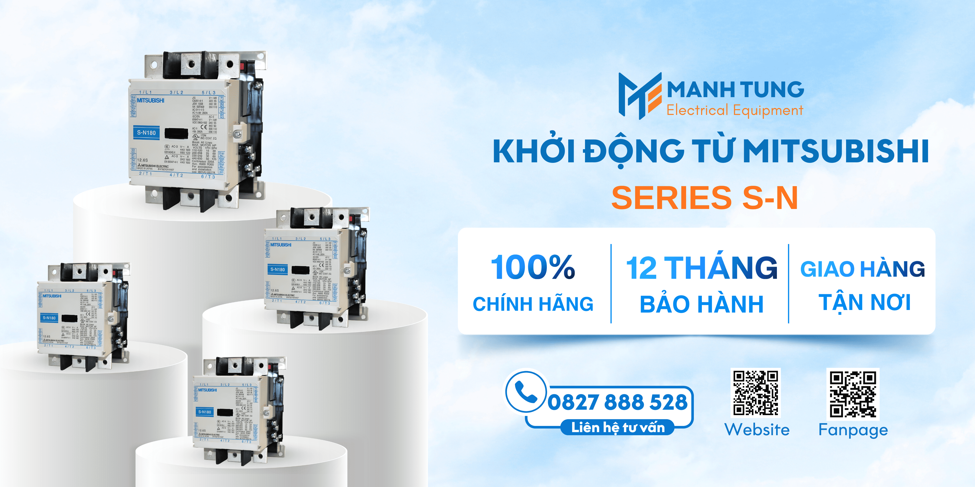 Mạnh Tùng nhà cung cấp Khởi động từ Mitsubishi Series S-N uy tín chính hãng