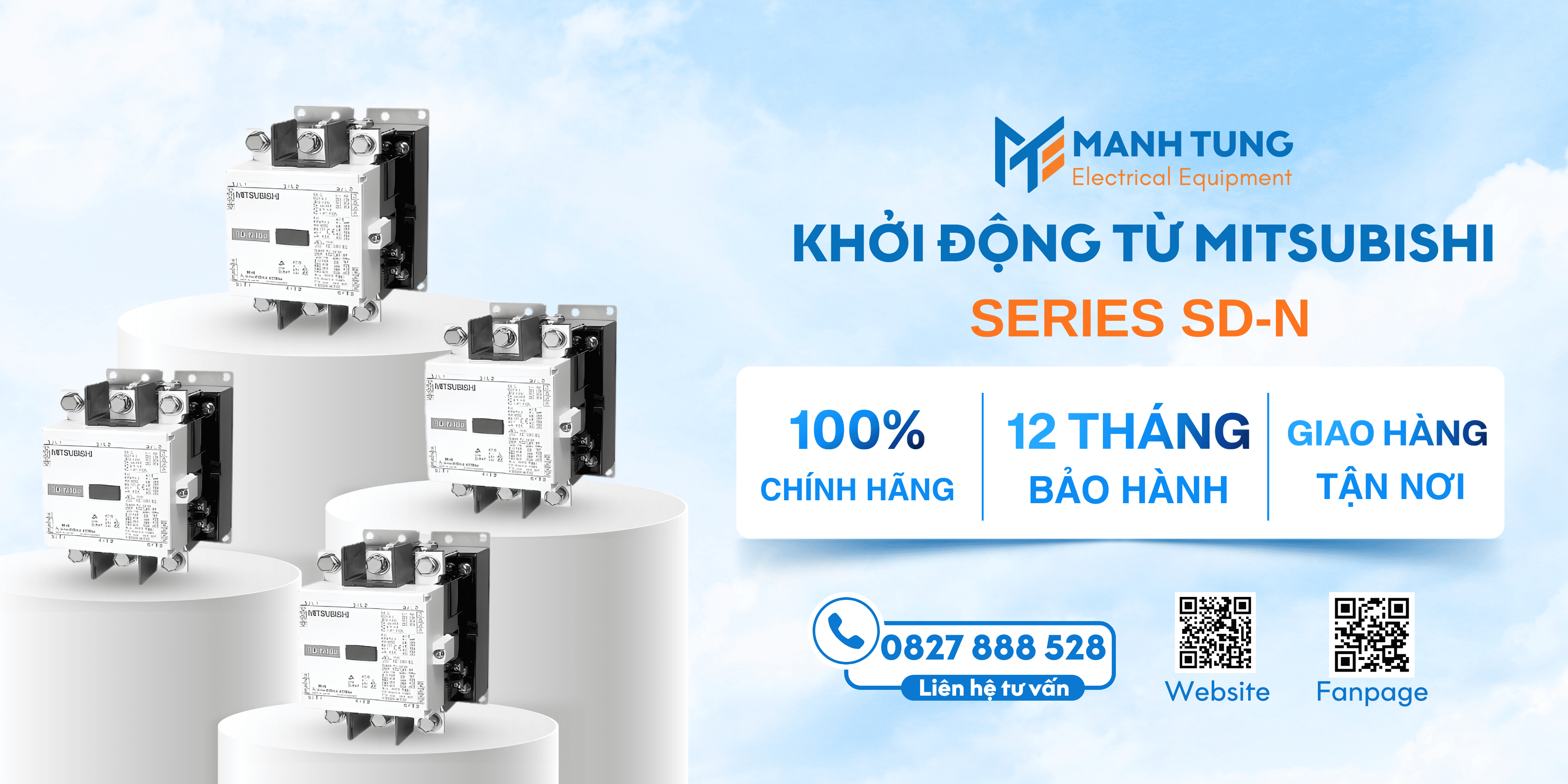 Mạnh Tùng nhà cung cấp Khởi động từ Mitsubishi Series SD-N uy tín chính hãng