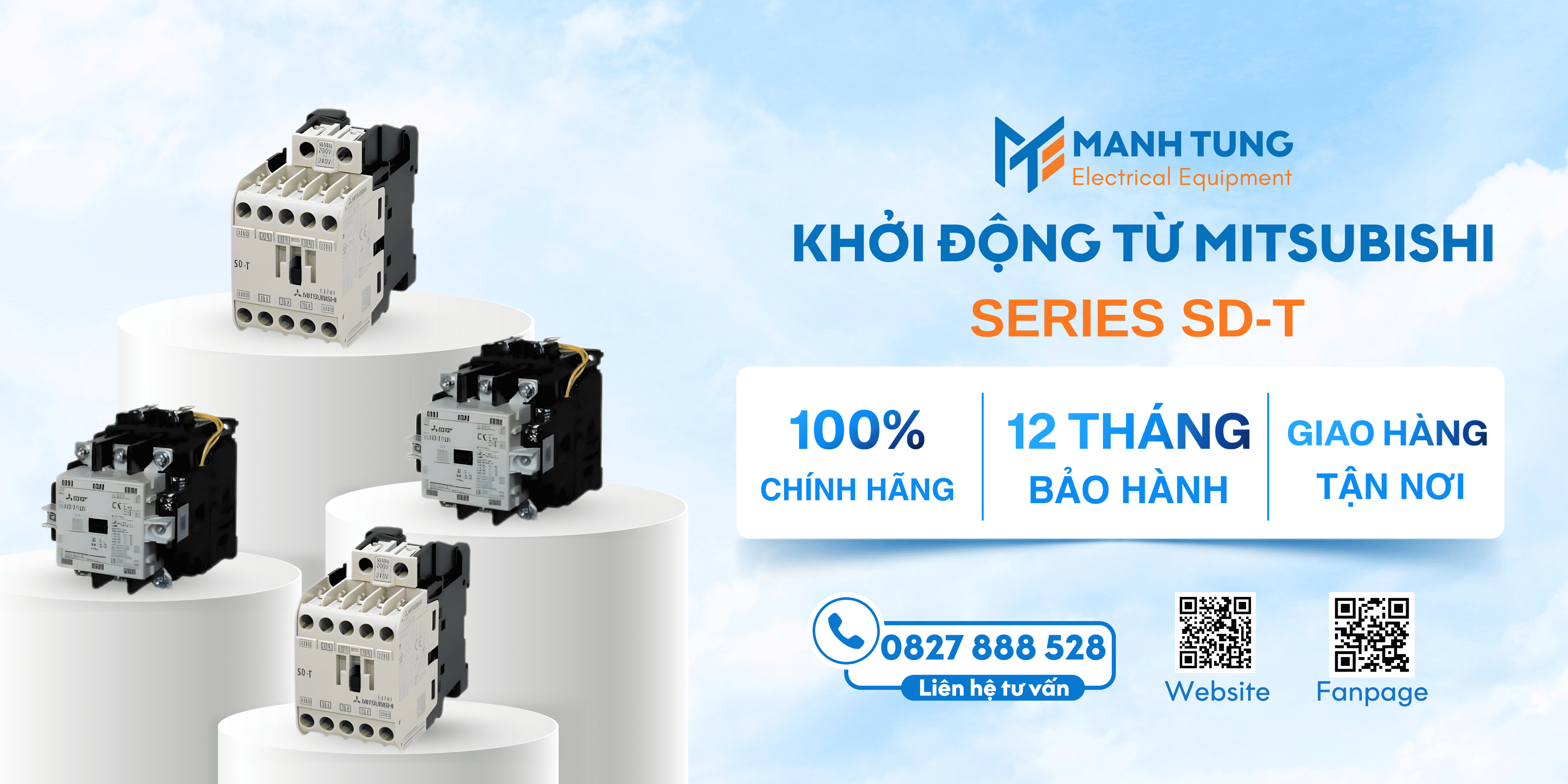 Mạnh Tùng nhà cung cấp Khởi động từ Mitsubishi Series SD-T uy tín chính hãng