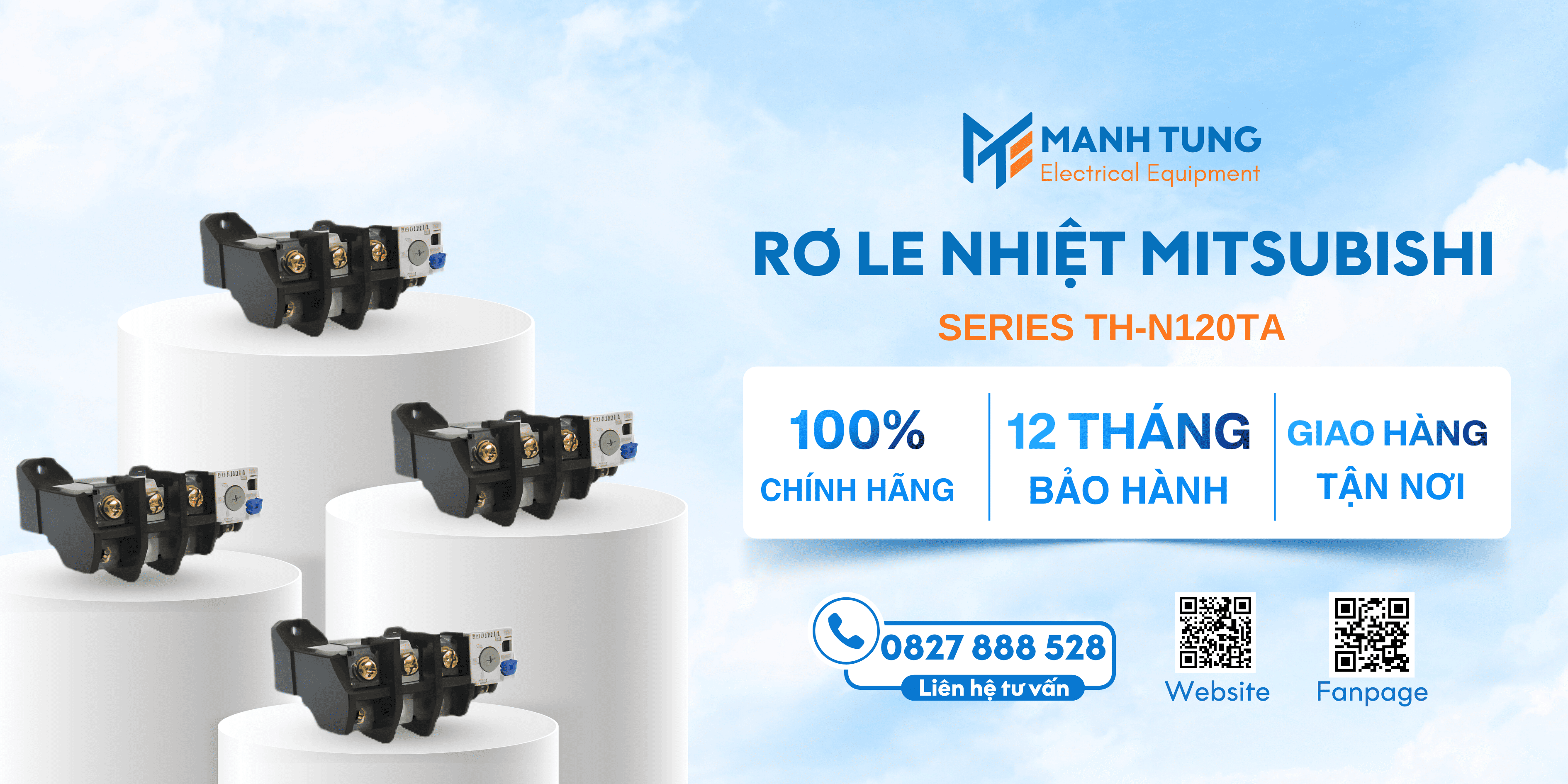 Mạnh Tùng nhà cung cấp Rơ le nhiệt Mitsubishi Series TH-N120TA uy tín chính hãng