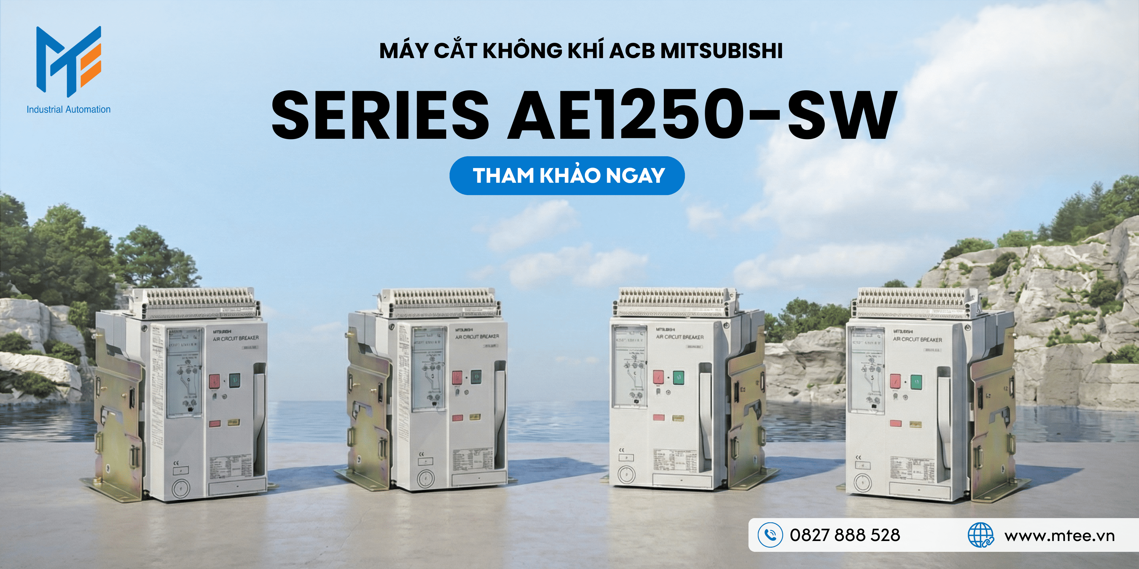 Máy cắt không khí (ACB) Mitsubishi Series AE1250-SW
