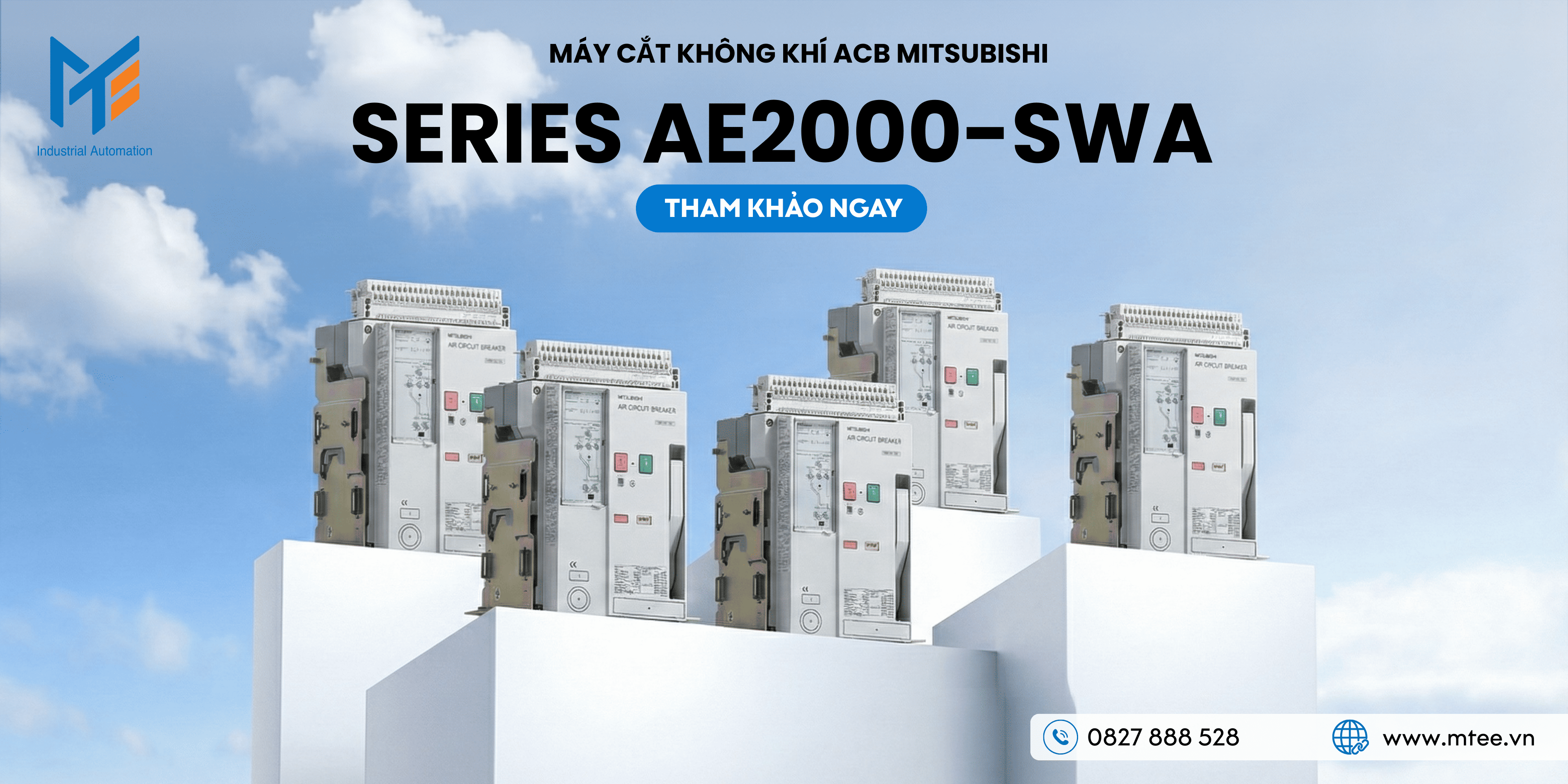 Máy cắt không khí (ACB) Mitsubishi Series AE2000-SWA