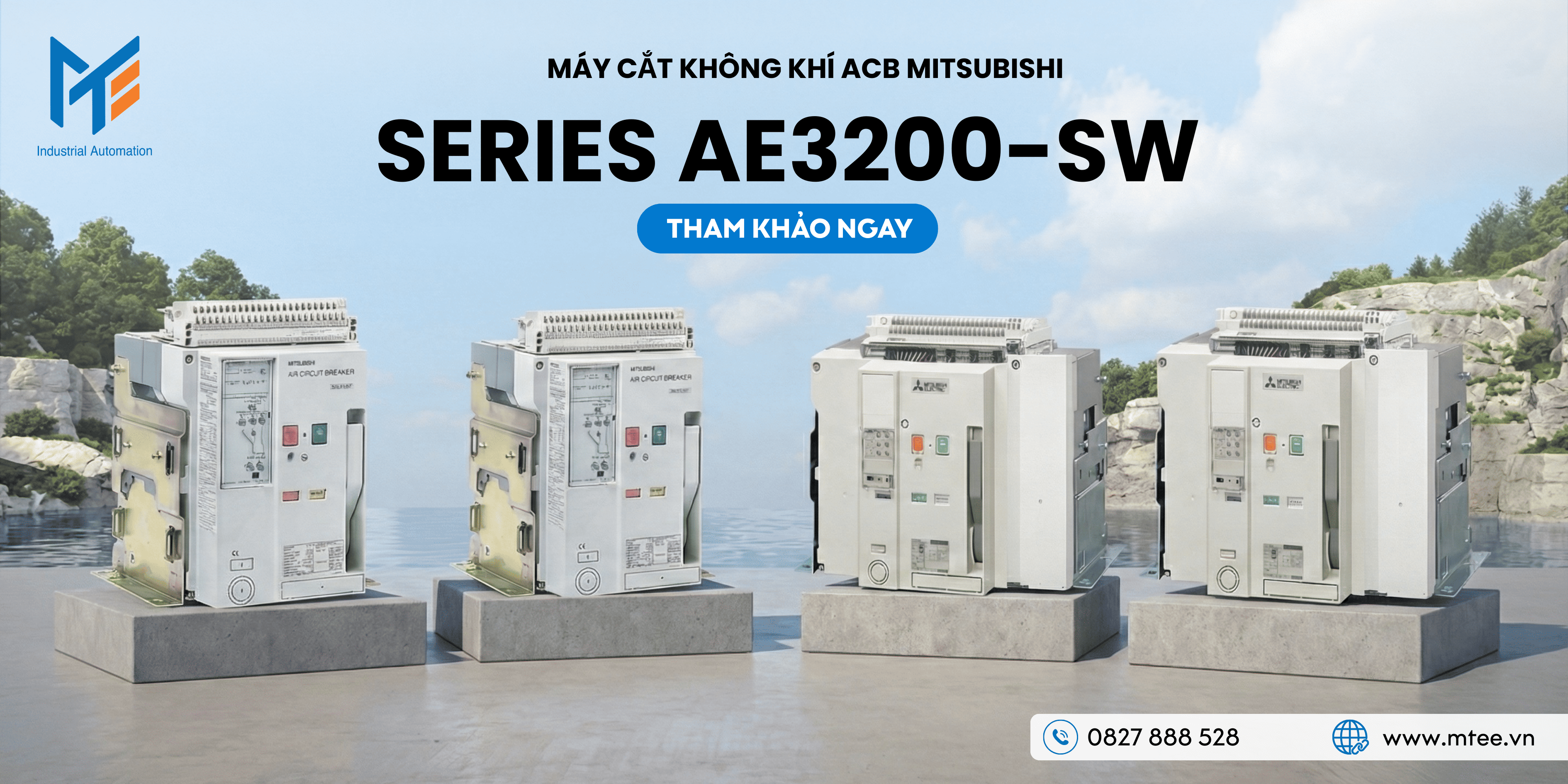 Máy cắt không khí (ACB) Mitsubishi Series AE3200-SW