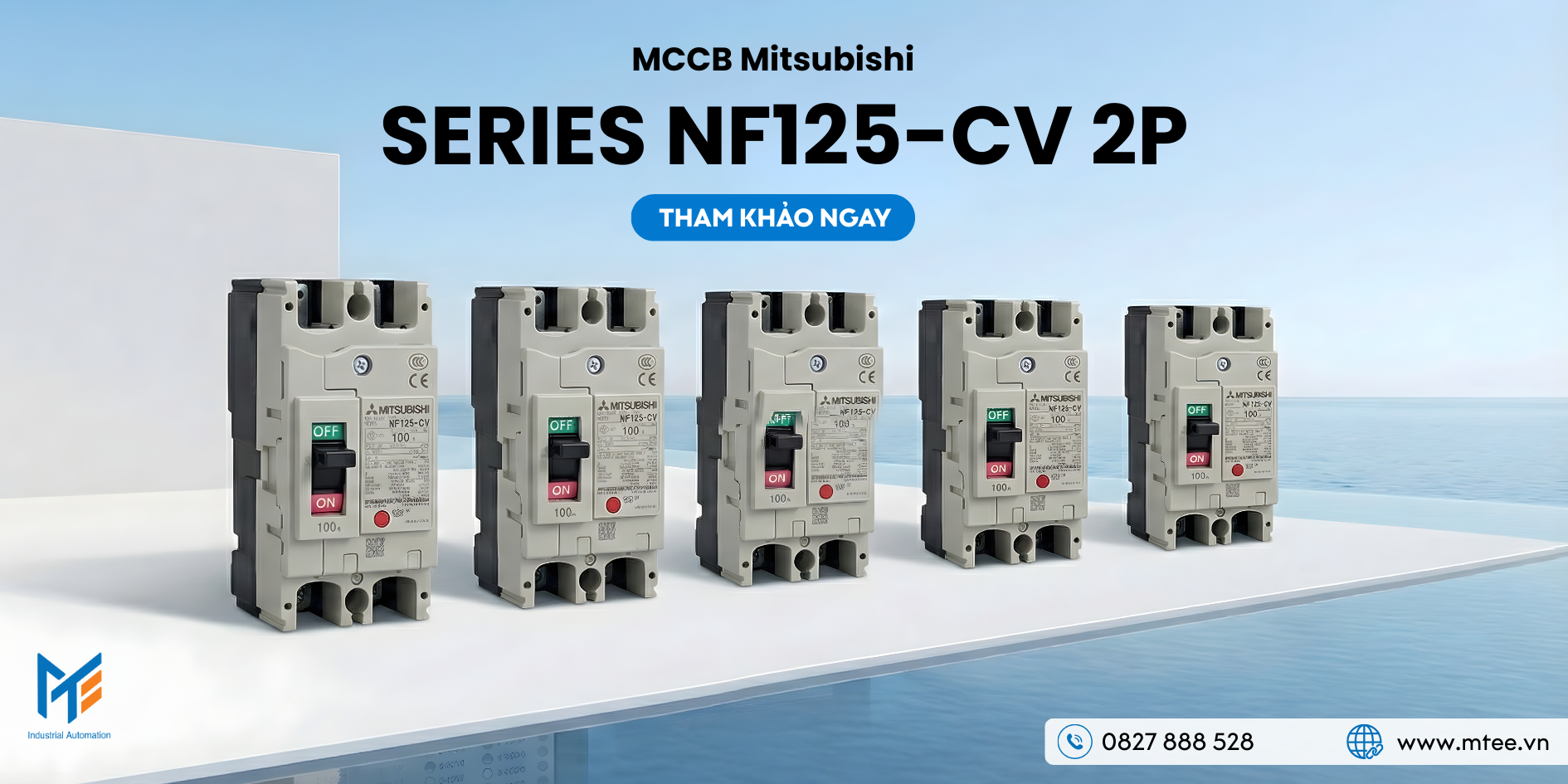 MCCB Mitsubishi Series NF125-CV 2P