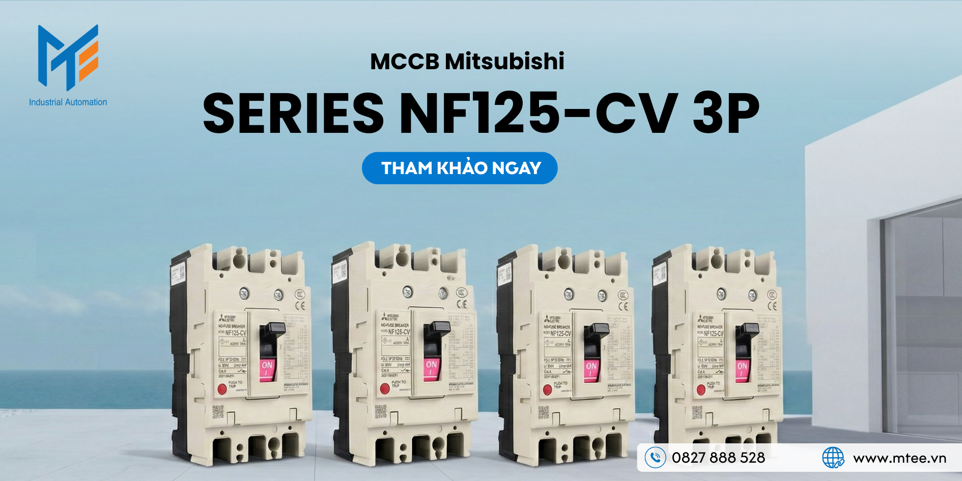 MCCB Mitsubishi Series NF125-CV 3P