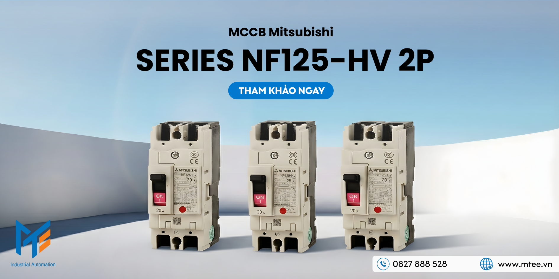 MCCB Mitsubishi Series  NF125-HV 2P