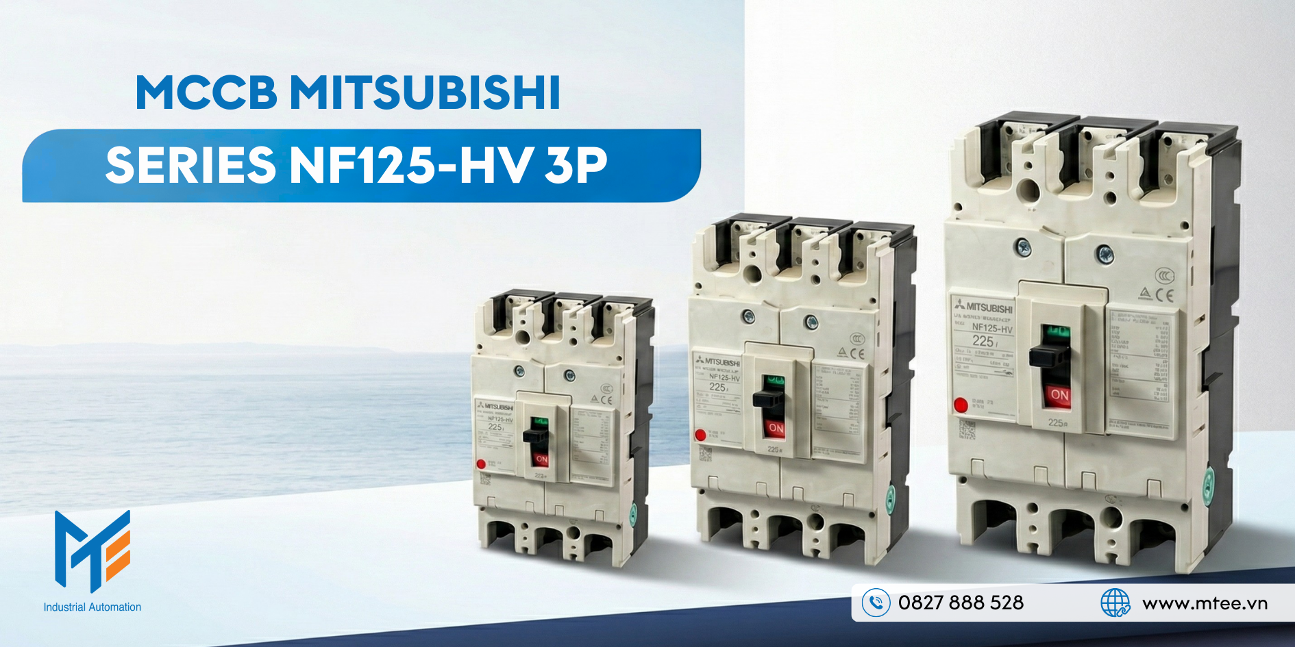 MCCB Mitsubishi Series NF125-HV 3P