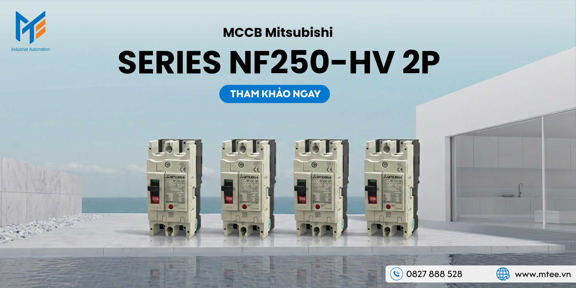 MCCB Mitsubishi Series NF250-HV 2P