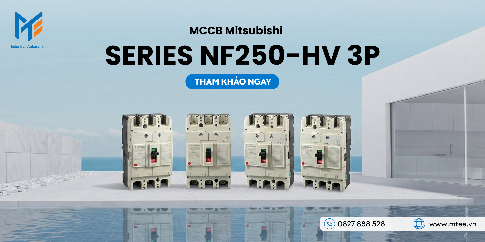MCCB Mitsubishi Series NF250-HV 3P