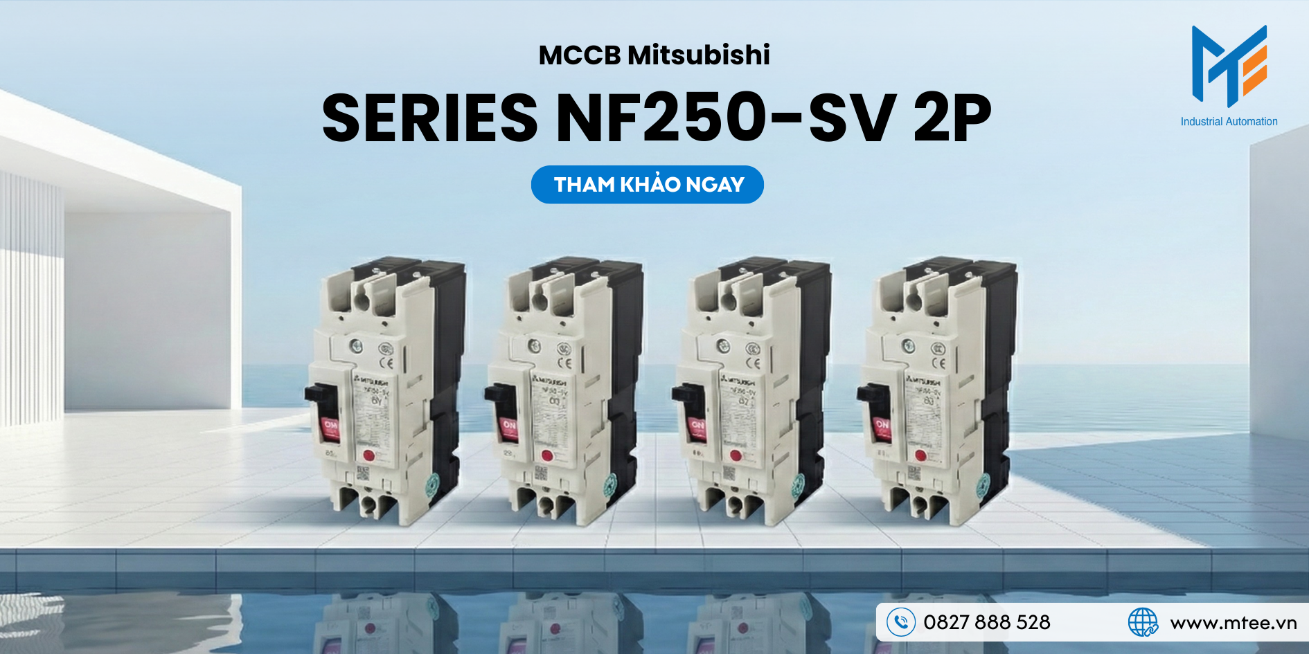 MCCB Mitsubishi Series NF250-SV 2P