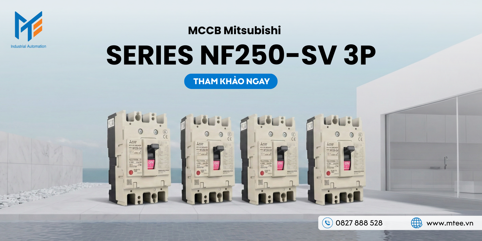 MCCB Mitsubishi Series NF250-SV 3P