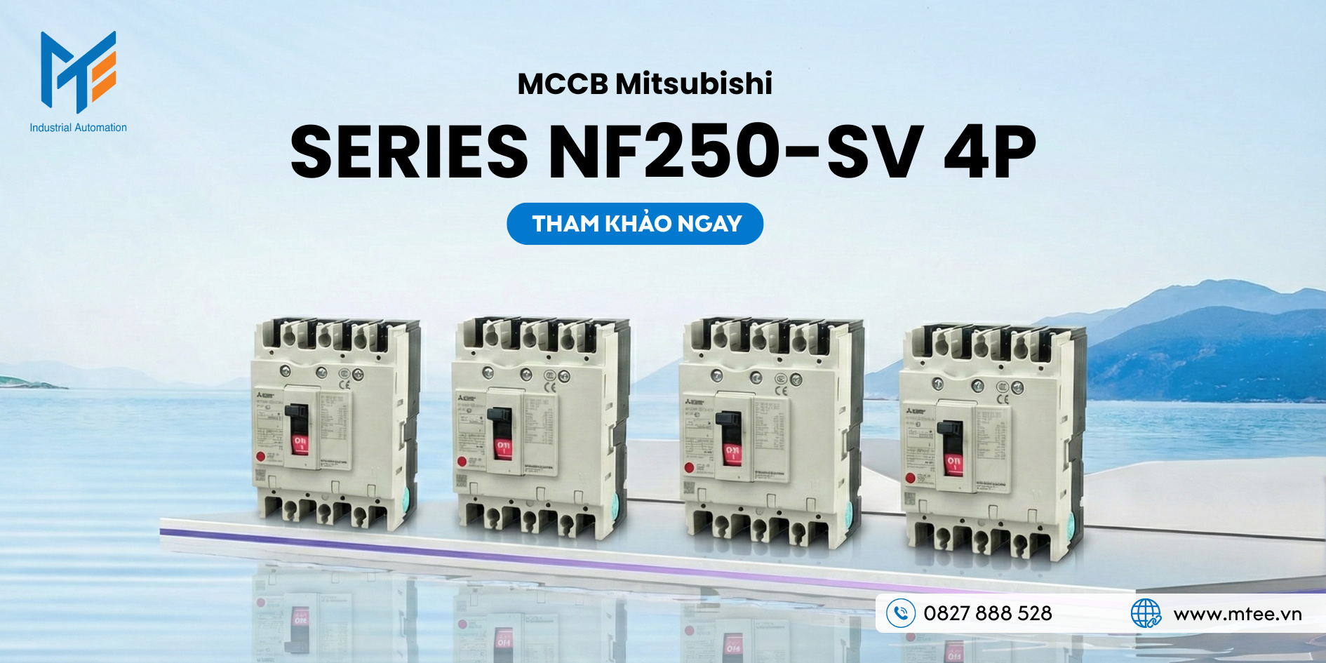 MCCB Mitsubishi Series NF250-SV 4P