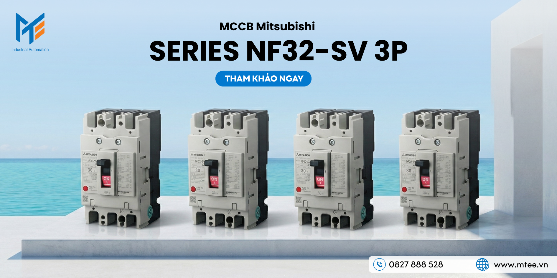 MCCB Mitsubishi Series NF32-SV 3P